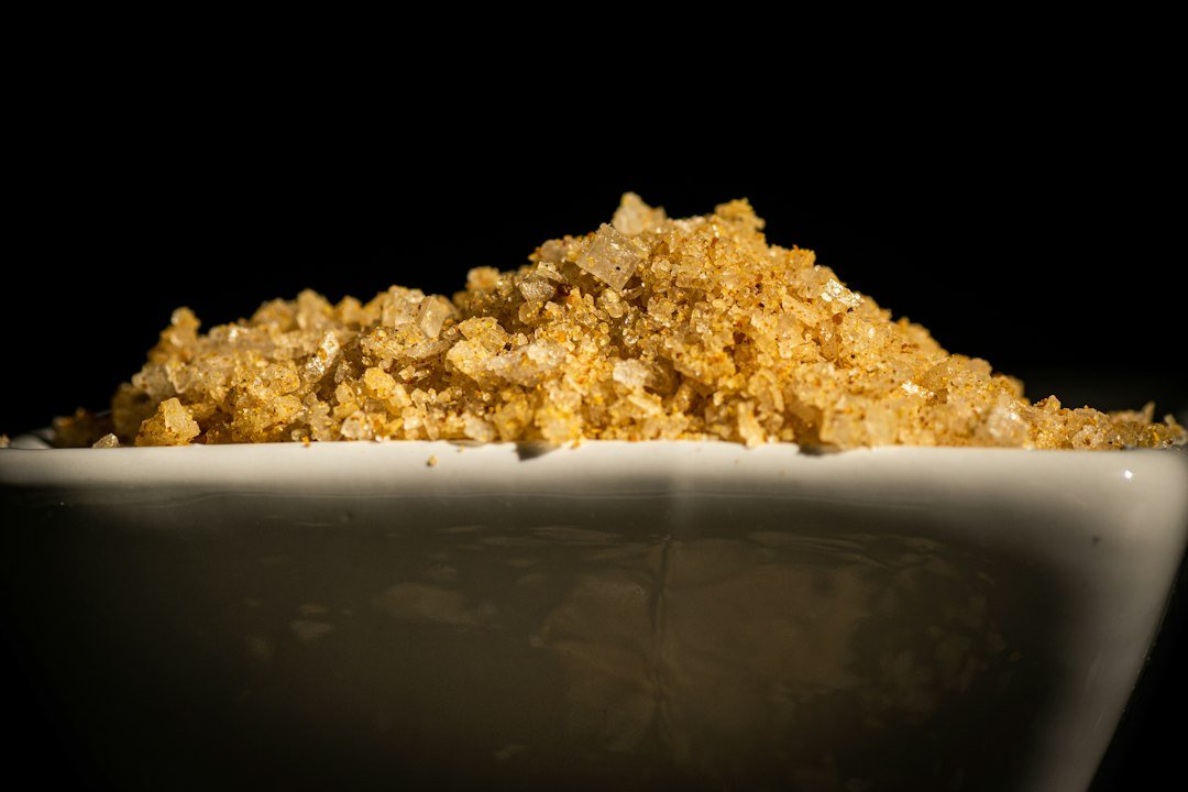 Bowl of savory seasoning flakes