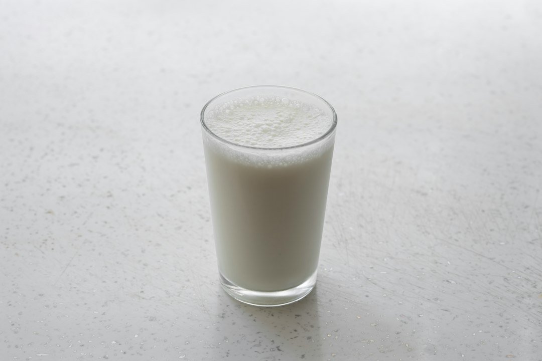 Milk-style drink illustrating fortified calcium choices